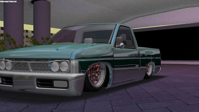 I love the way this turned out with the Skyline headlights, and pink wheels